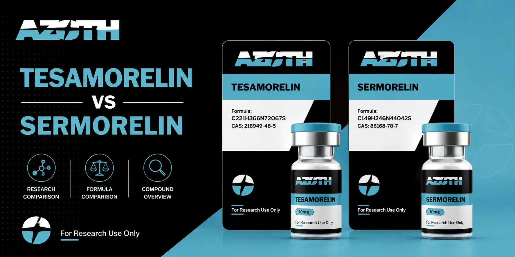 Tesamorelin vs Sermorelin
