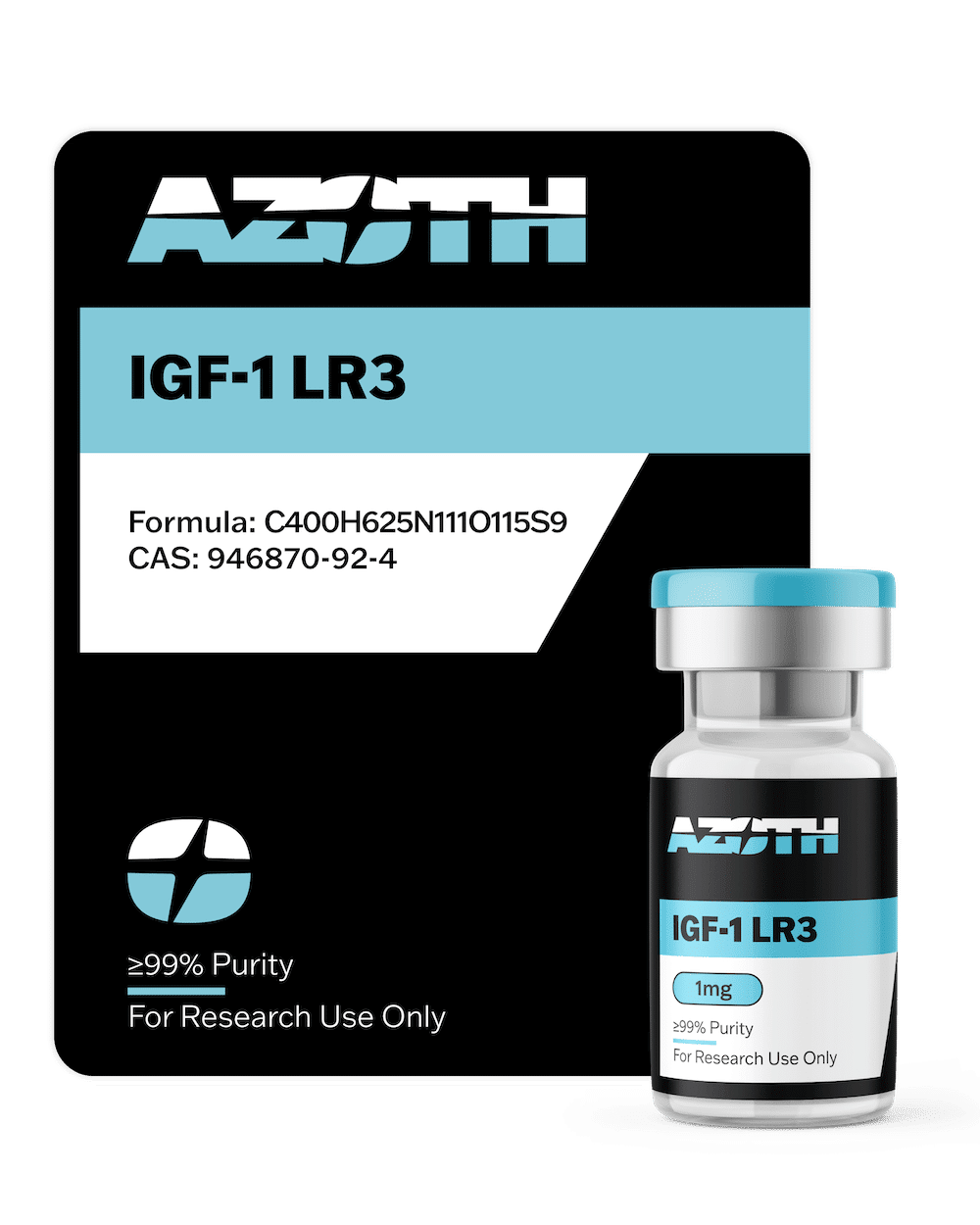 Buy IGF-1 LR3 Peptide (1mg) 99% Purity USA-Made