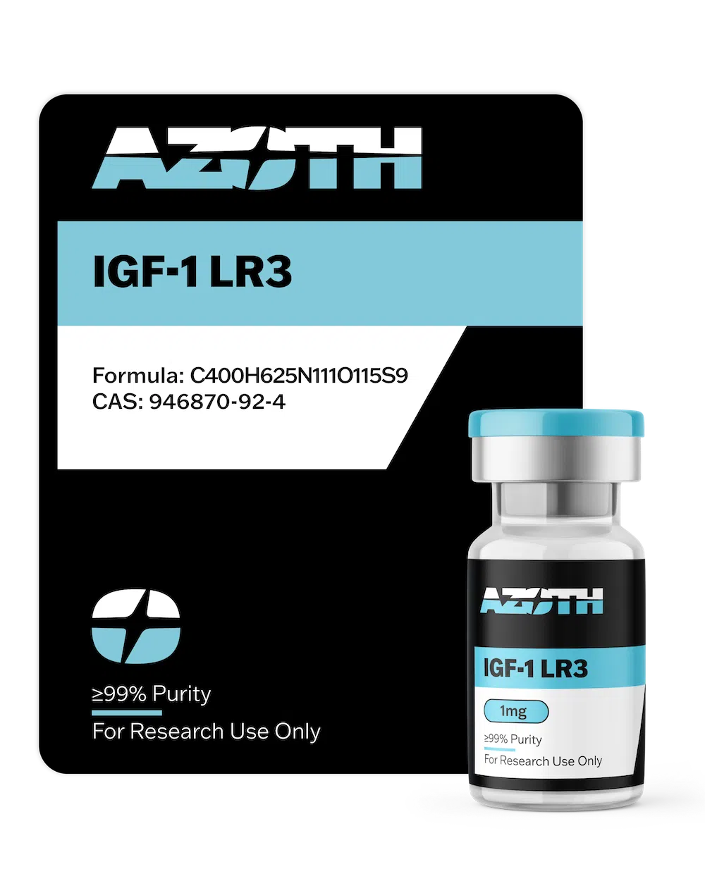 Buy IGF-1 LR3 Peptide (1mg) 99% Purity USA-Made